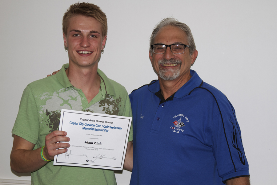 Adam Zink - 2012 recipient of the Colin Nethaway Memorial Scholarship.