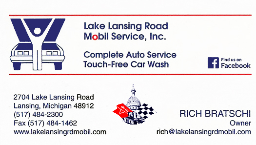 Lake Lansing Road Mobil Service - Rich & Colleen Bratschi - CCCC Members