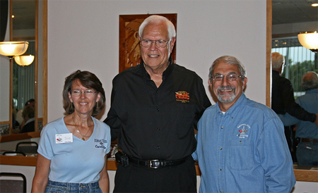 Jim Hoppin, founding member of CCCC, with Sue Keith and Craig Iansiti