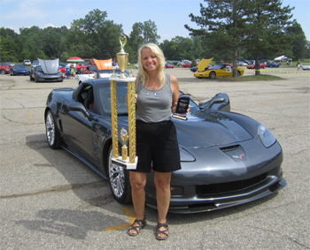 Dominique Palacios took top prize at 2011 Corvettes America!