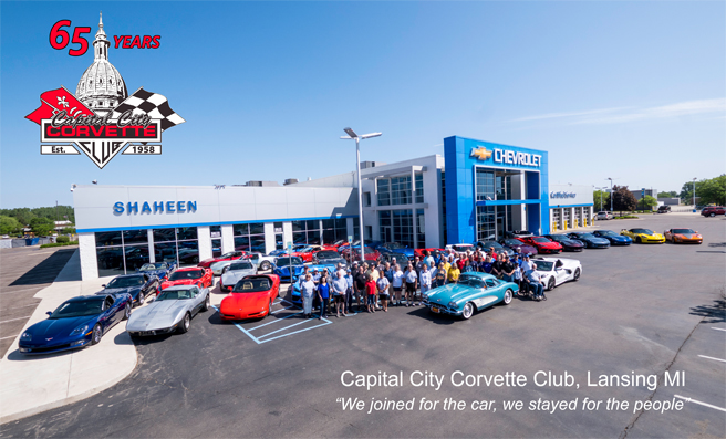 CCCC members at Shaheen Chevrolet - Photo by Brian Wells.