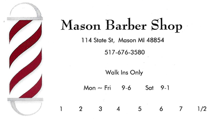 Mason Barber Shop - a traditional Barber Shop