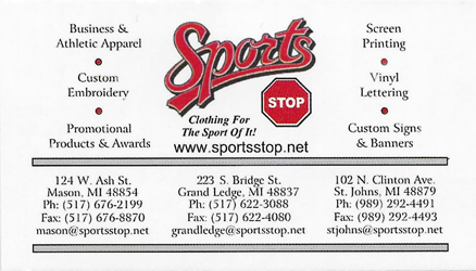 Sports Stop - Clothing for the Sport of It
