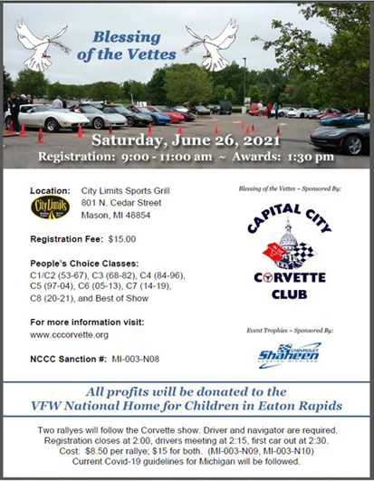 Blessing of the Vettes Flyer
