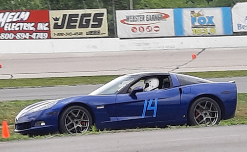 Kevin Mead at Birch Run Speedway in 2023