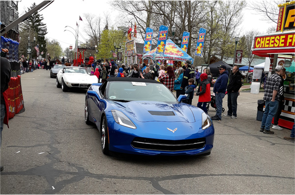 Bob and Shalimar in the 2019 Vermontville Maple Syrup Festival Parade