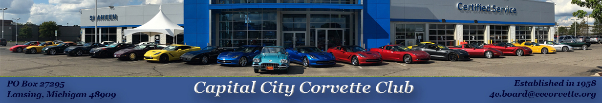 Celebrating 60 years of Corvetting at Shaheen Chevrolet in Lansing, MI. Photo credit to Tom Faupel.