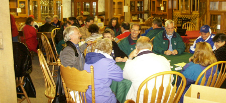 Mexican Train at Jay's Furniture Barn - October 26, 2002
