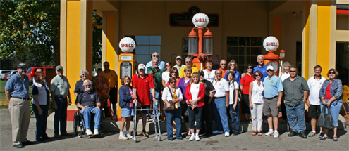 Stop over at Gilmore Car Museum during the fall color tour.