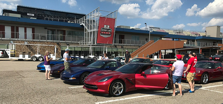 CCCC members at Michigan International Speedway.