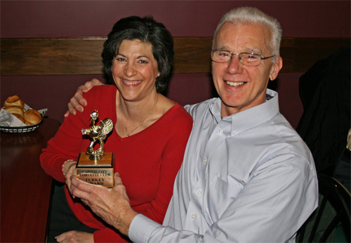 Chris and Terry Burke received the 2010 Turkey award.